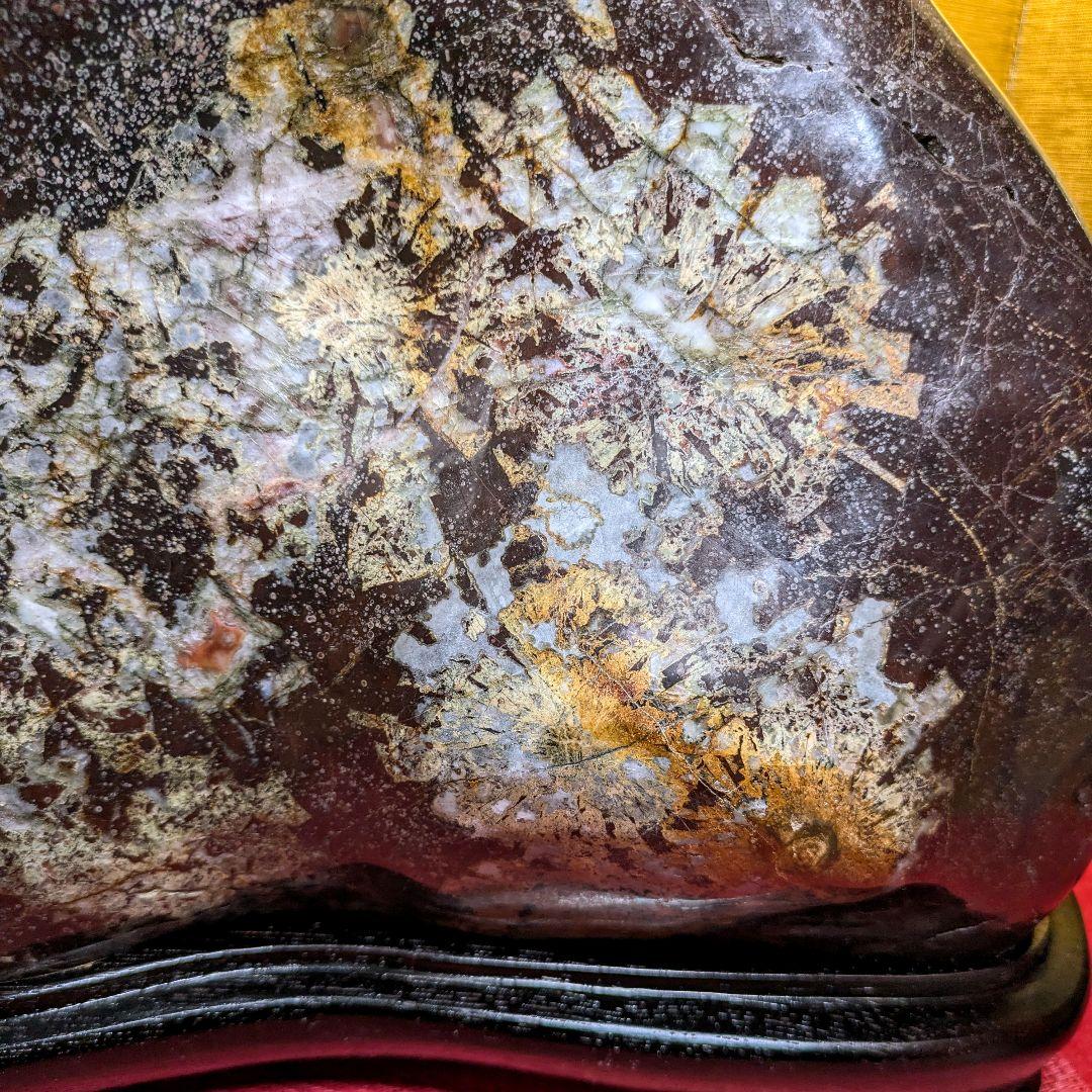 菊花石 岐阜県根尾谷産16.2㌔ 鑑賞石 観賞石 水石 盆石 天然石 置物 家宝