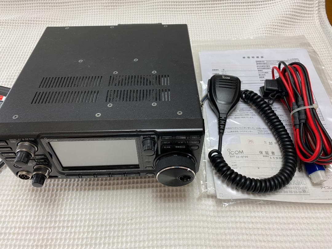 涙の出品：アイコム・IC-9700・EME仕様・美品