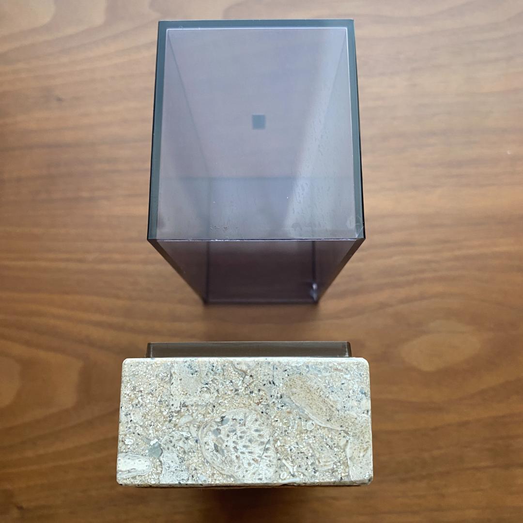 Denon AS-3 カートリッジ キーパー 3本 収納 ケース デノン 大理石