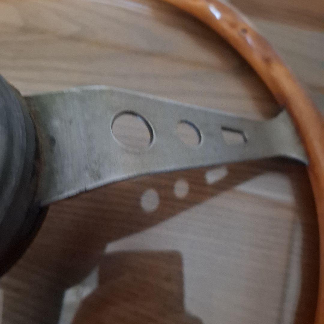 お*ぃ様 木製ハンドル ステアリングホイール