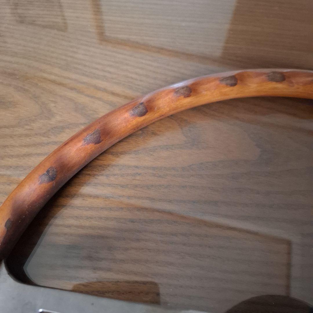 お*ぃ様 木製ハンドル ステアリングホイール