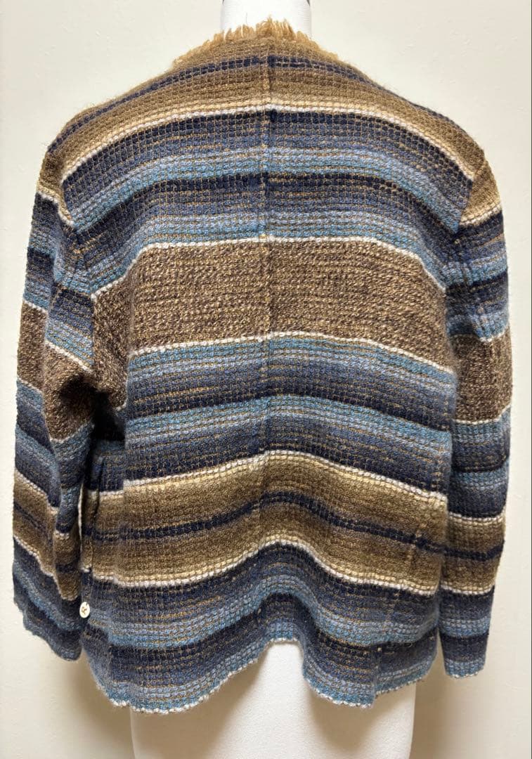 45R(フォーティーファイブアール)ボーダーカーディガン＊2＊美品