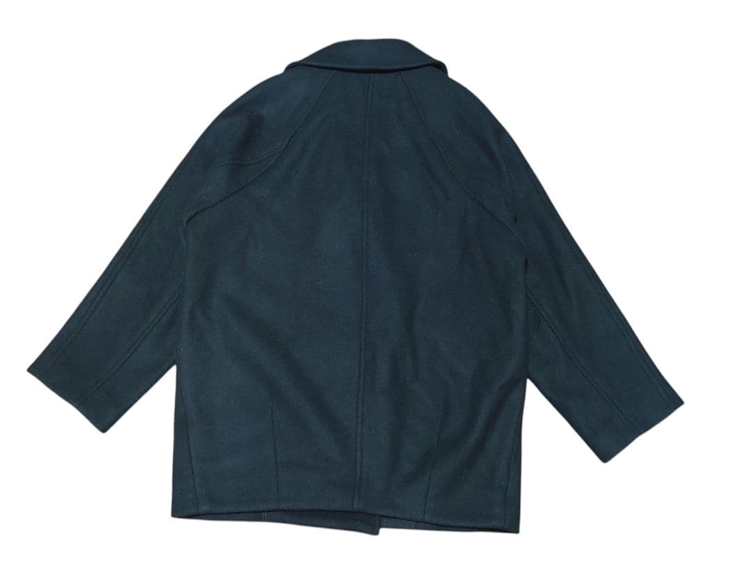 未使用級【a part by】 スーパー100メルトンジャケットコート 黒