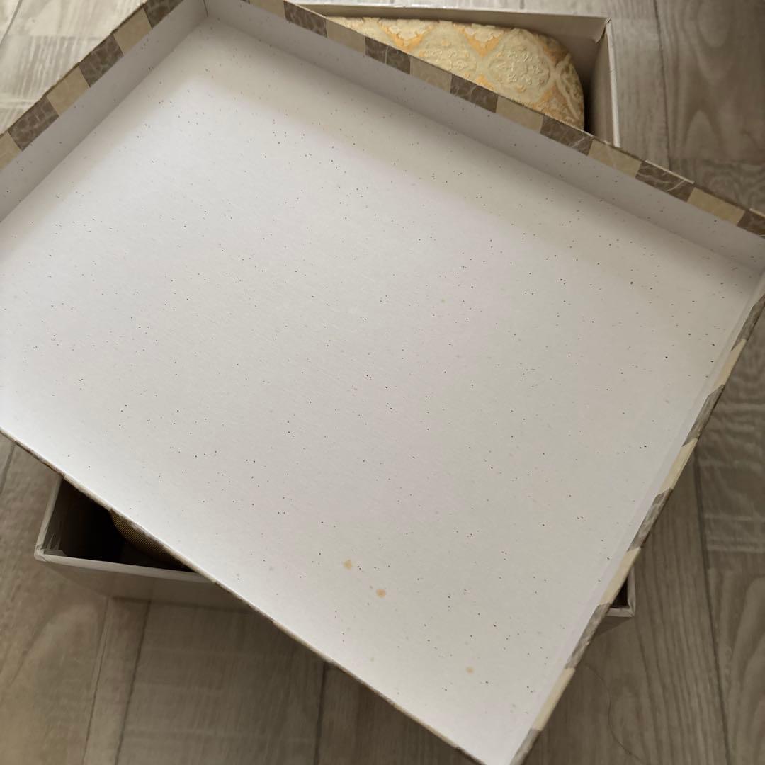 はきもの匠　神田胡蝶　帯地　最高級草履バック　Ｌサイズ　シャンパンゴールド