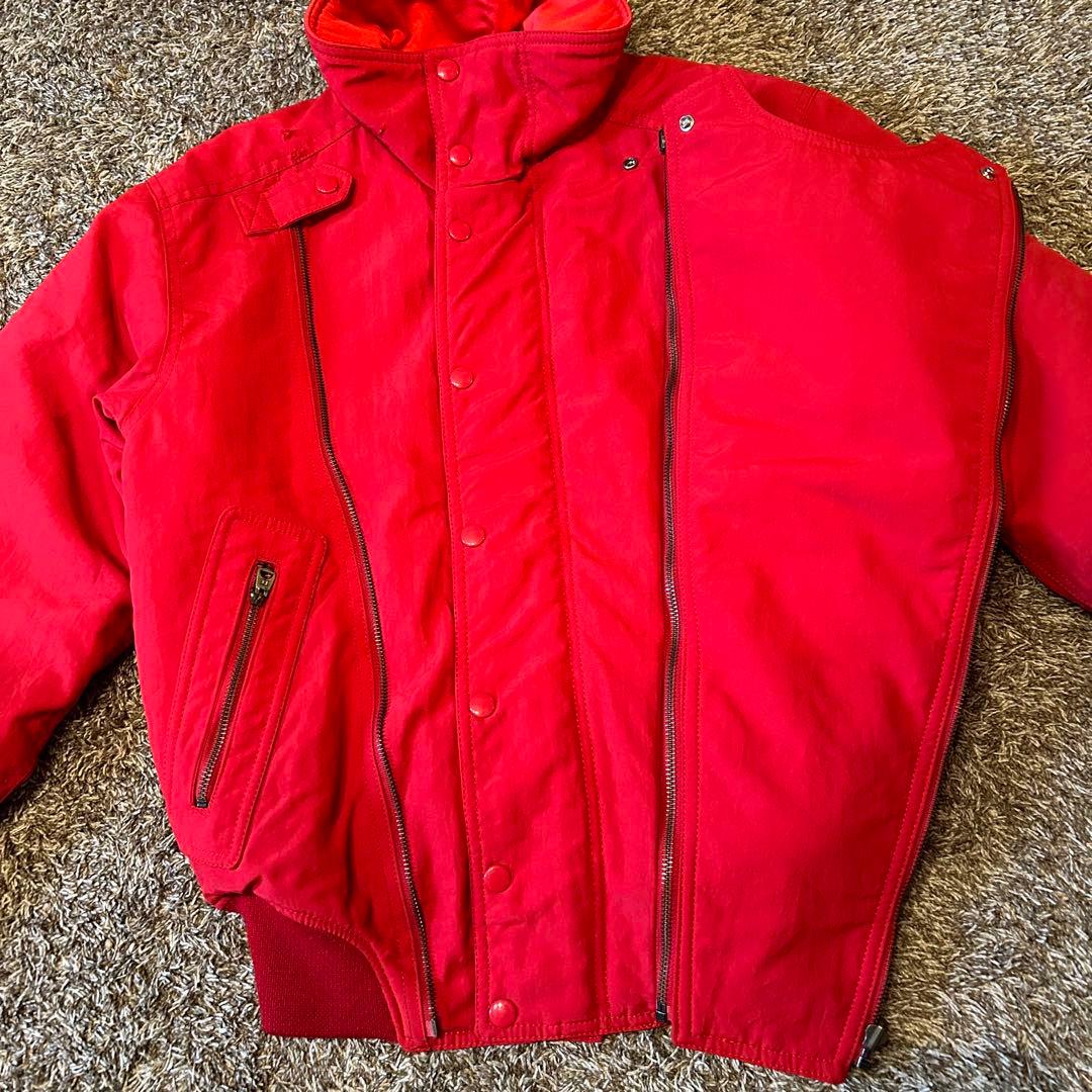 クシタニ ボンバー ジャケット 中綿 ブルゾン リバーシブル ライダー ワッペン