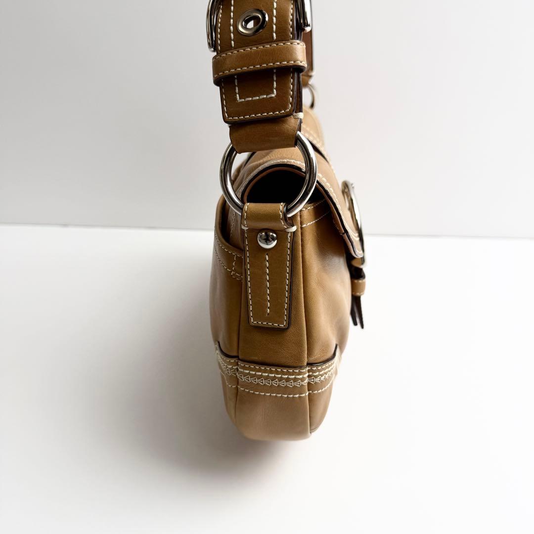 バッグ COACH Flap Soho Lether Shoulderbag y2k