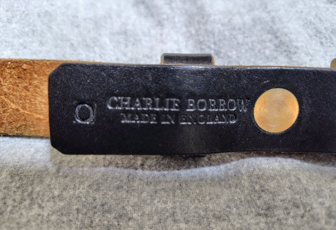 CHARLIE BORROW ベルト ブラック