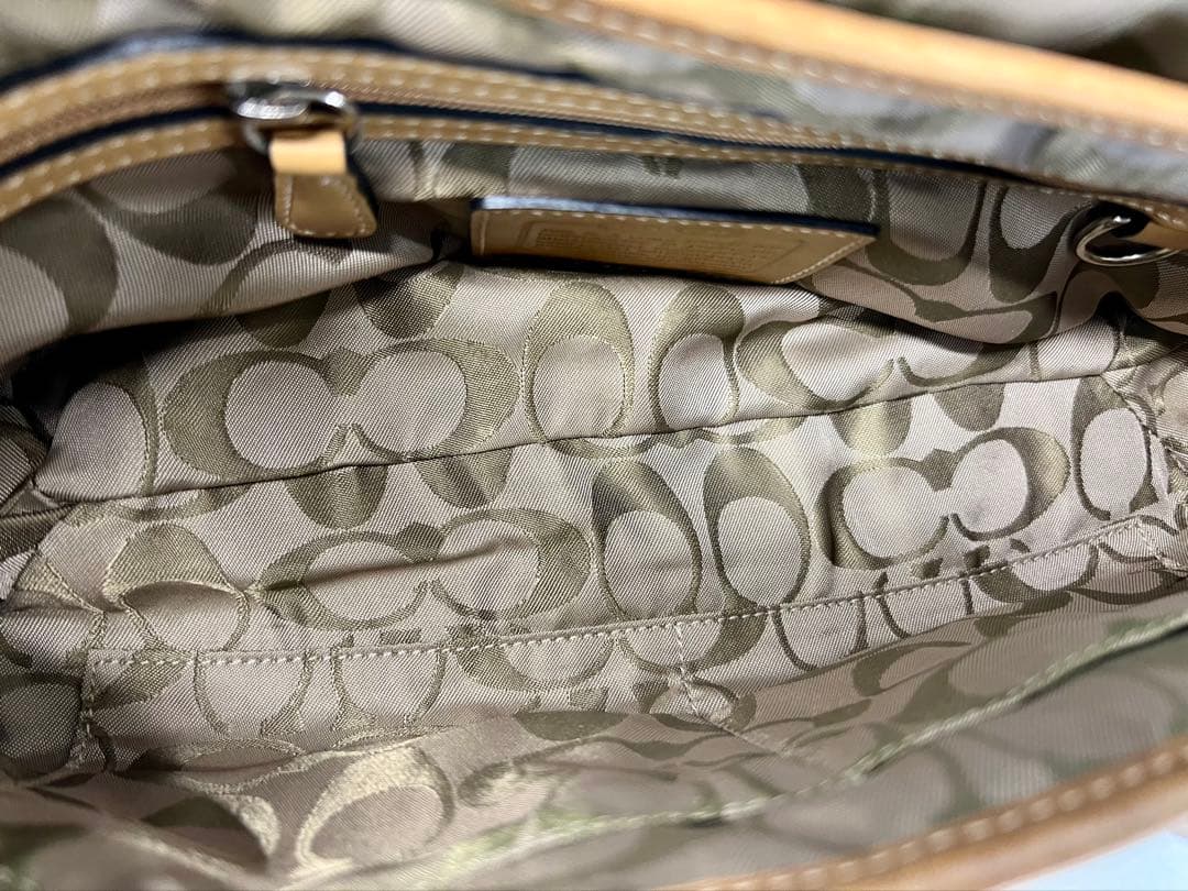 【希少】コーチ ソーホー フラップ ショルダーバッグ レザー キャメル 3653