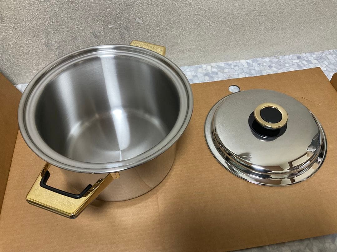 未使用品21cm 寸胴鍋 レインボークッカー バイ タッパーウェア