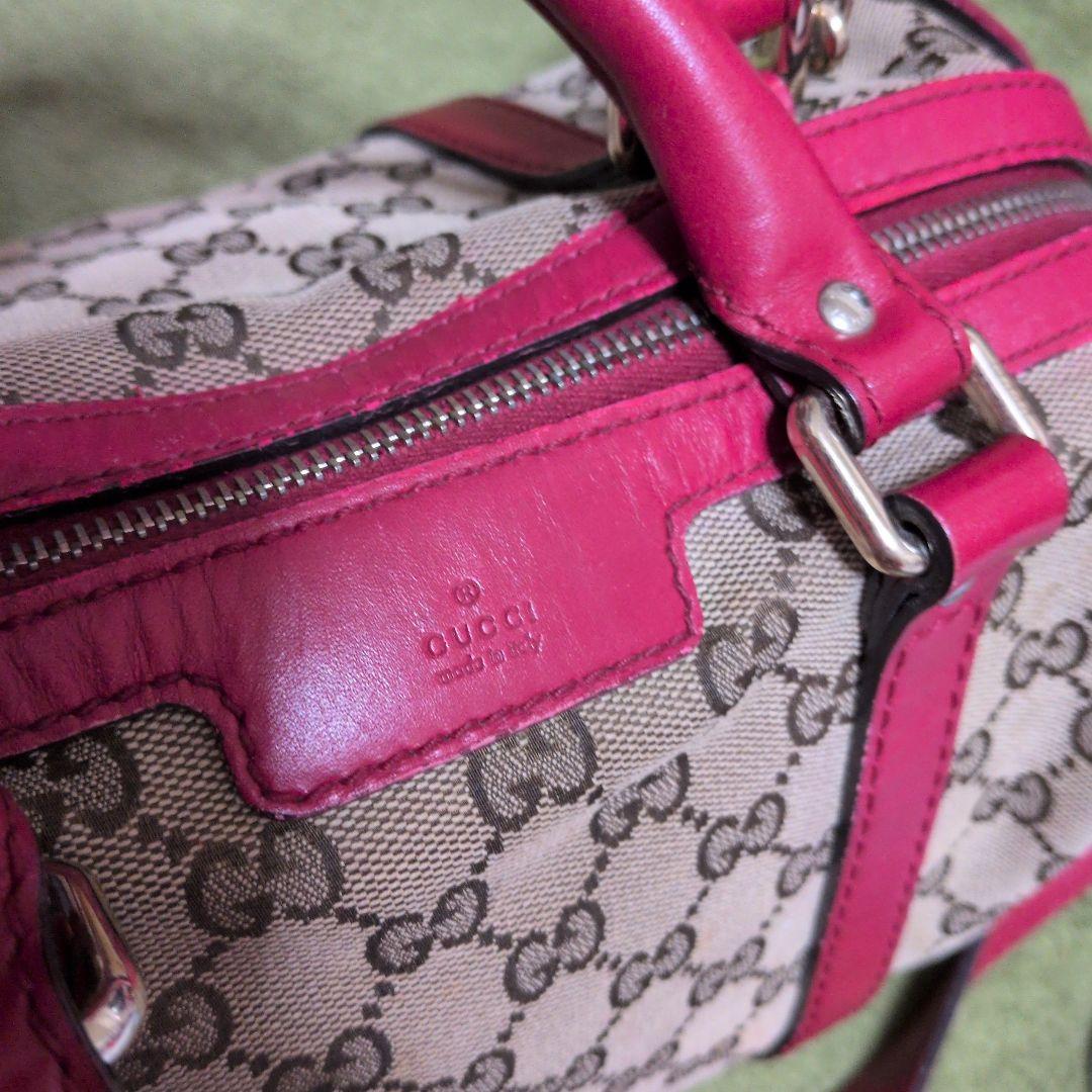 ら*む様 Gucci GGパターン ショルダーバッグ 赤