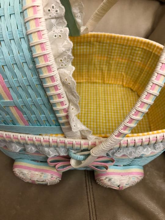 たまご様　オーダーベビーカーカゴ完成品