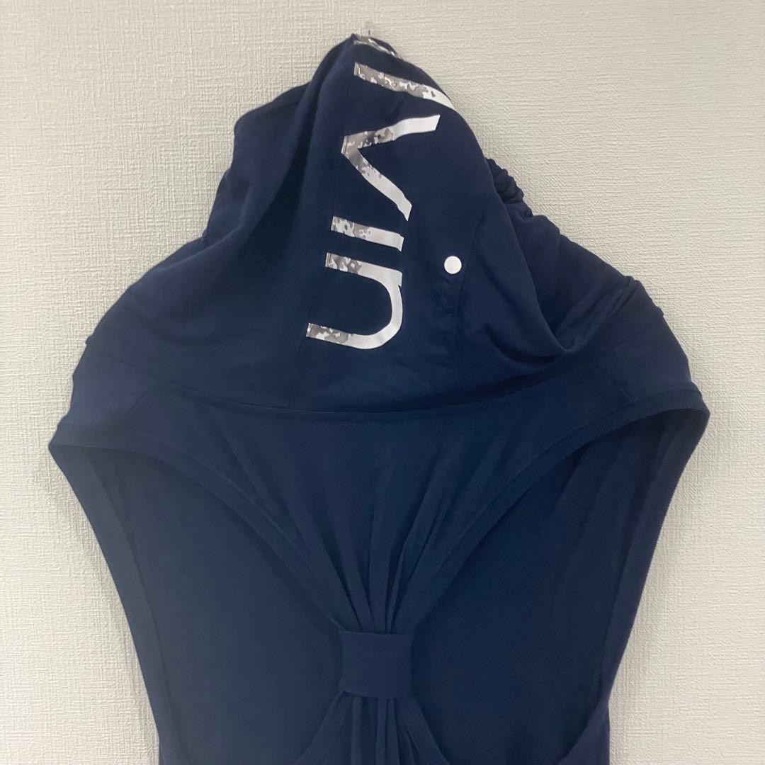 【新品】  ノースリーブ ビーチカバーアップ パーカー