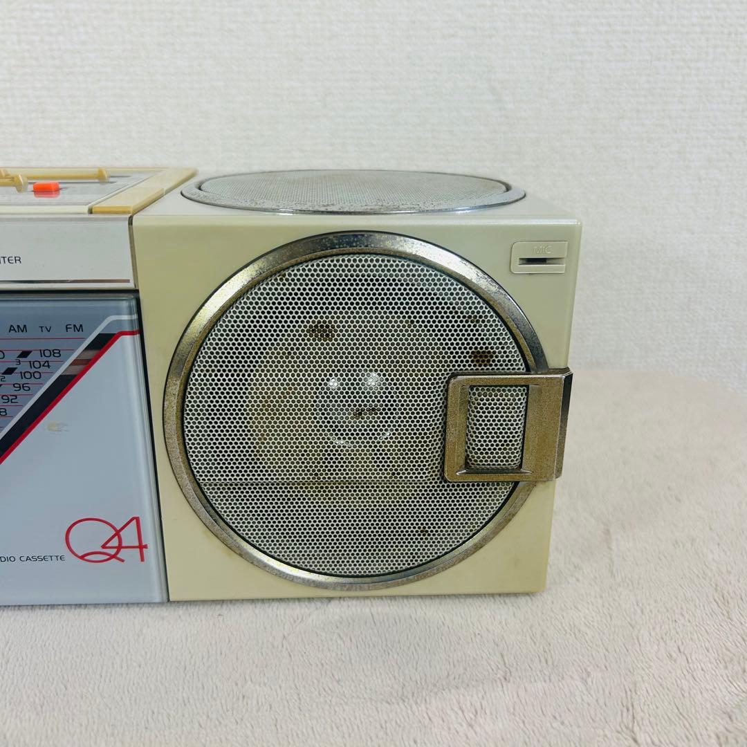 【希少　動作品】SANYO MR-Q4 6スピーカー　レトロラジカセ　当時物