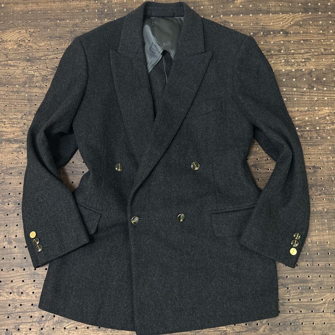 美品　ダンヒル　オーダーメイド　フェルト　テーラード　ジャケット　セットアップ