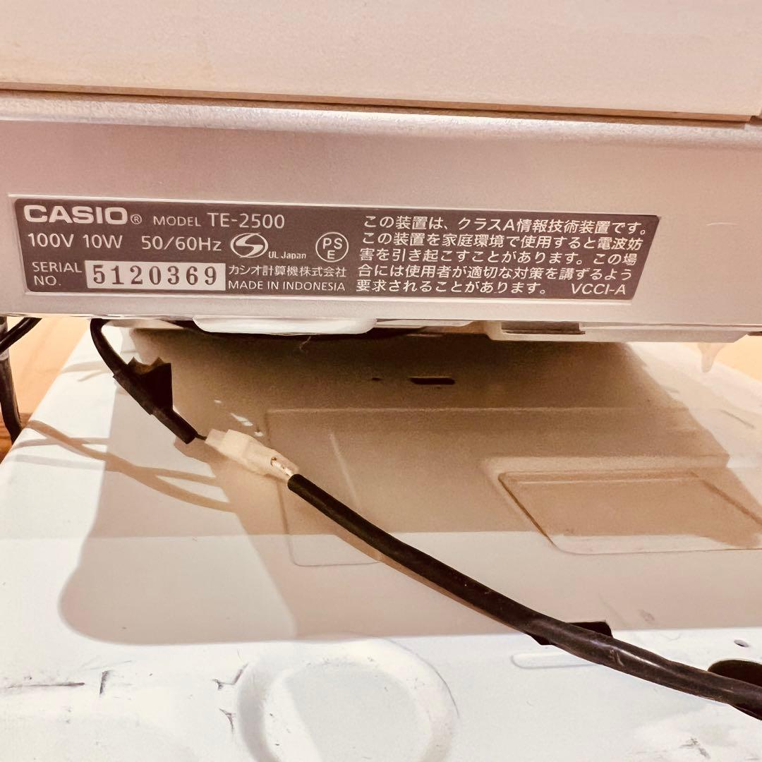 CASIO TE-2500 電子レジスター➕バーコードリーダー