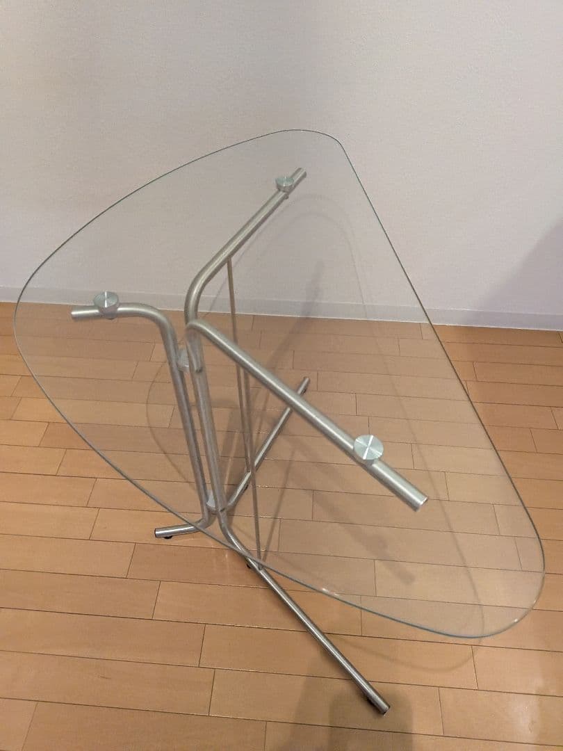 【最終値下げ】【美品】TECTAテクタK22風ガラスサイドテーブル