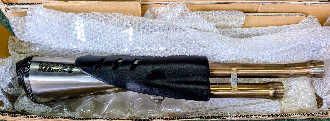 颯*パ様 トライアンフ純正オプション☆スクラン ブラー用バンス&ハインズマフラー