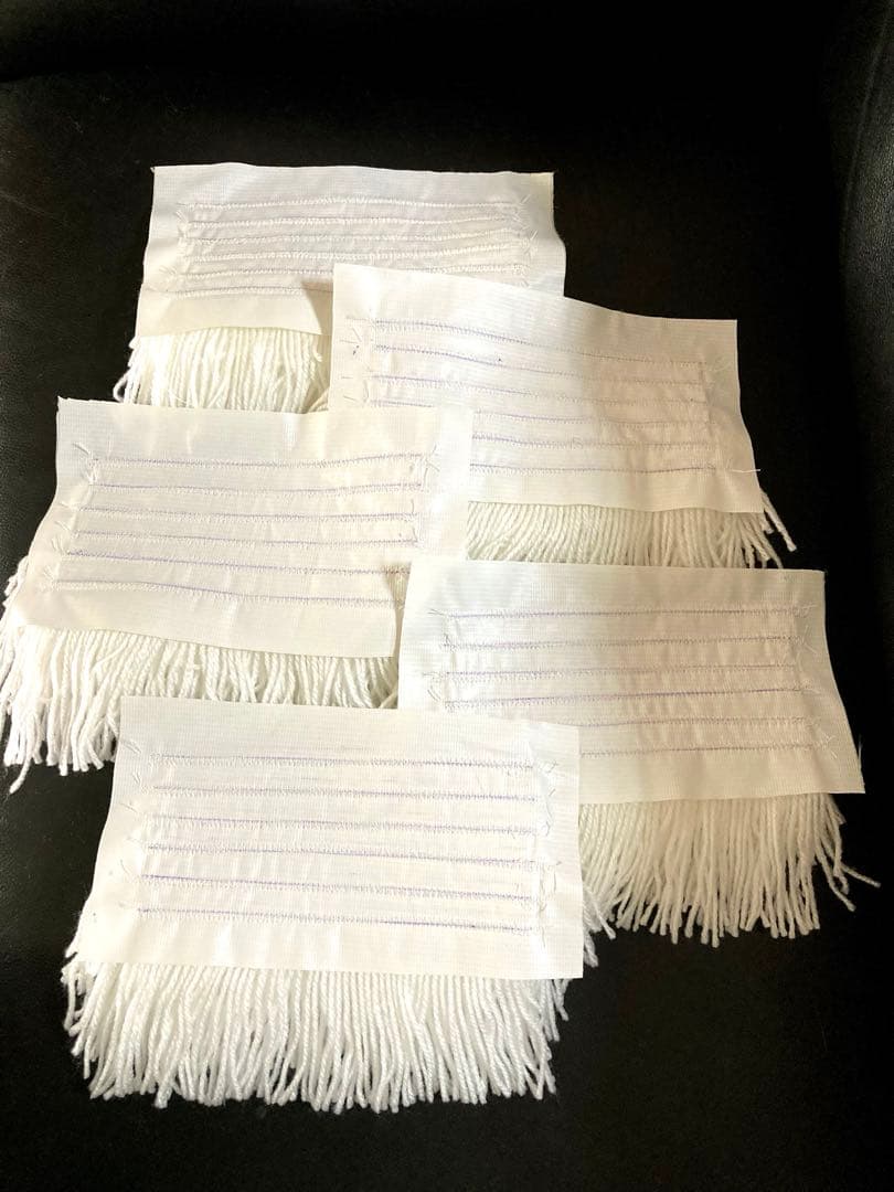 ^_^6段10枚組9,900円 トリマートリミング練習用毛糸