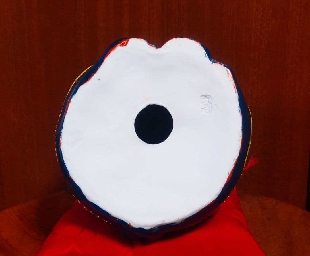 【マメルリハ様】九谷焼 招き猫 三毛盛り 10号＆赤盛７号座布団付き