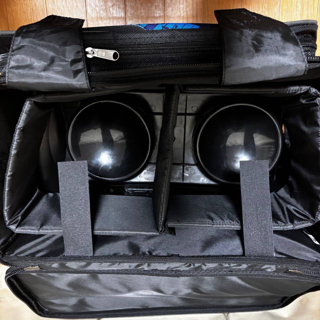 【美品】Brunswick ダブルローラー 2ボール ボウリングバッグ 2025