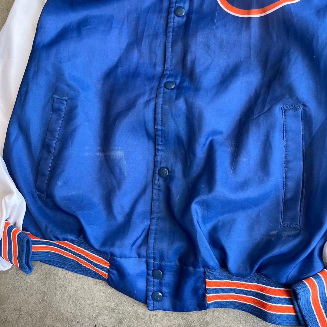 90s chalk line Mets USA製 ナイロンスタジャン L