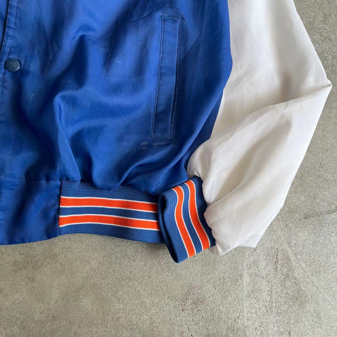 90s chalk line Mets USA製 ナイロンスタジャン L