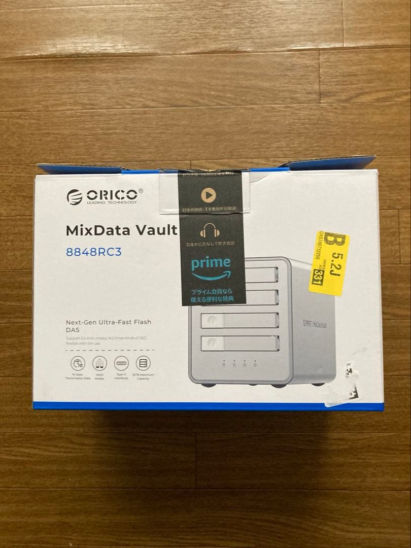 ORICO オールフラッシュ SSD RAID機能付きケース 8848RC3