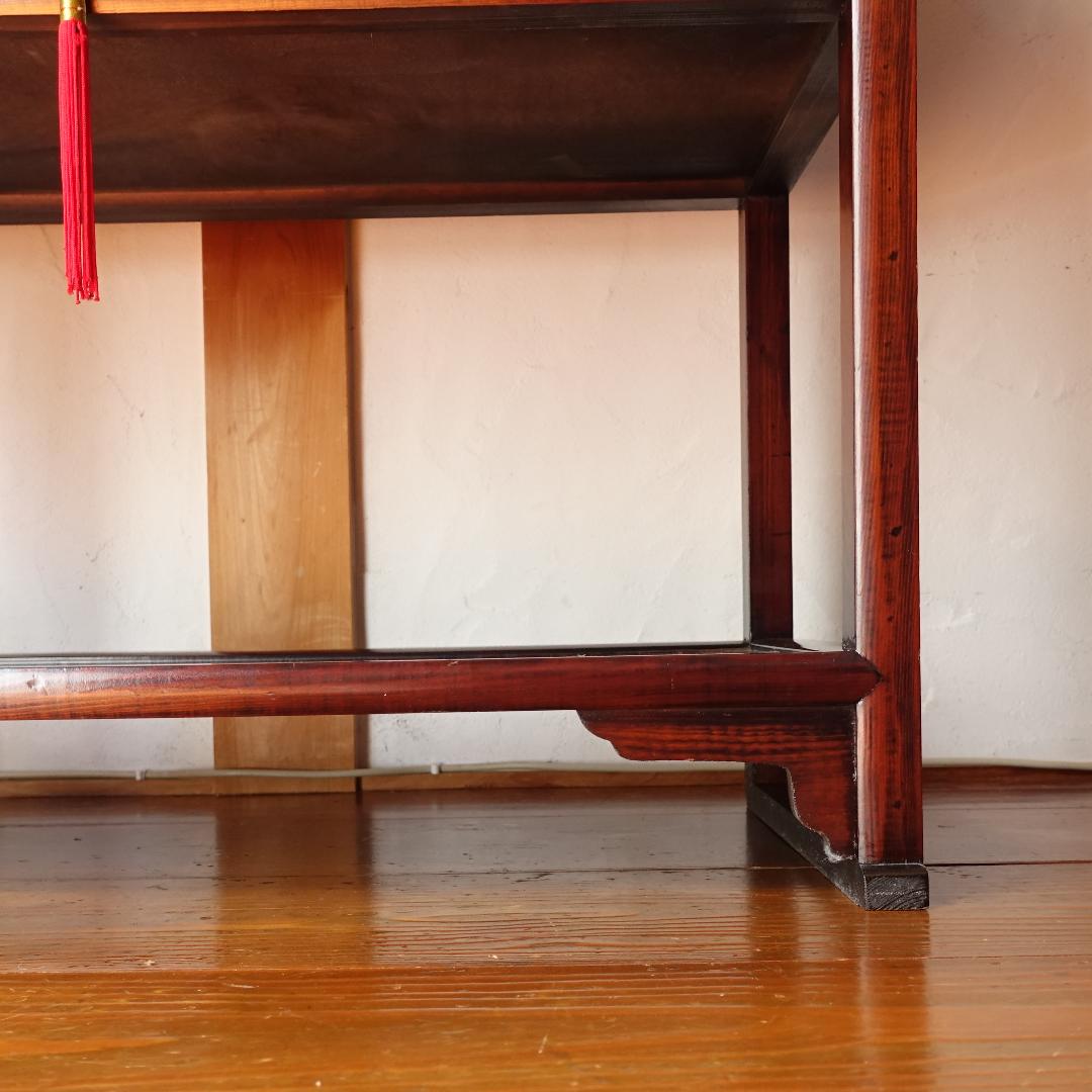 李朝家具 四方卓子 李朝棚 朝鮮棚 タクジャ 飾棚 民芸家具 鍵付