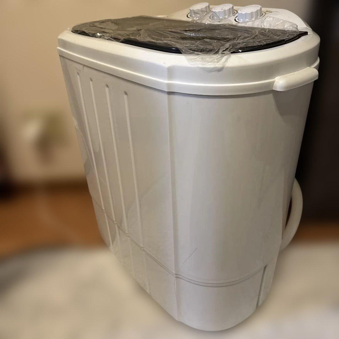 サンコー 小型二槽式洗濯機 別洗いしま専科 RCWASHR4 新品同様