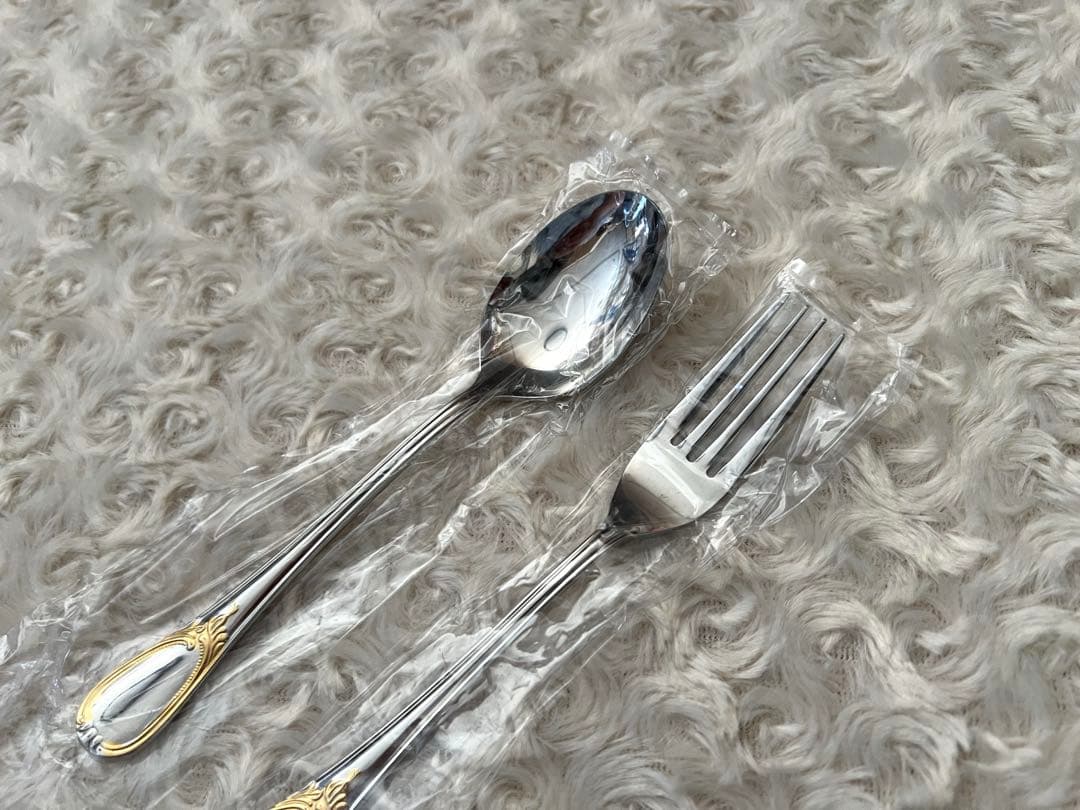 マーシャン　カトラリーセット　カルバンモード（金彩）ディナーセット〈34本〉※