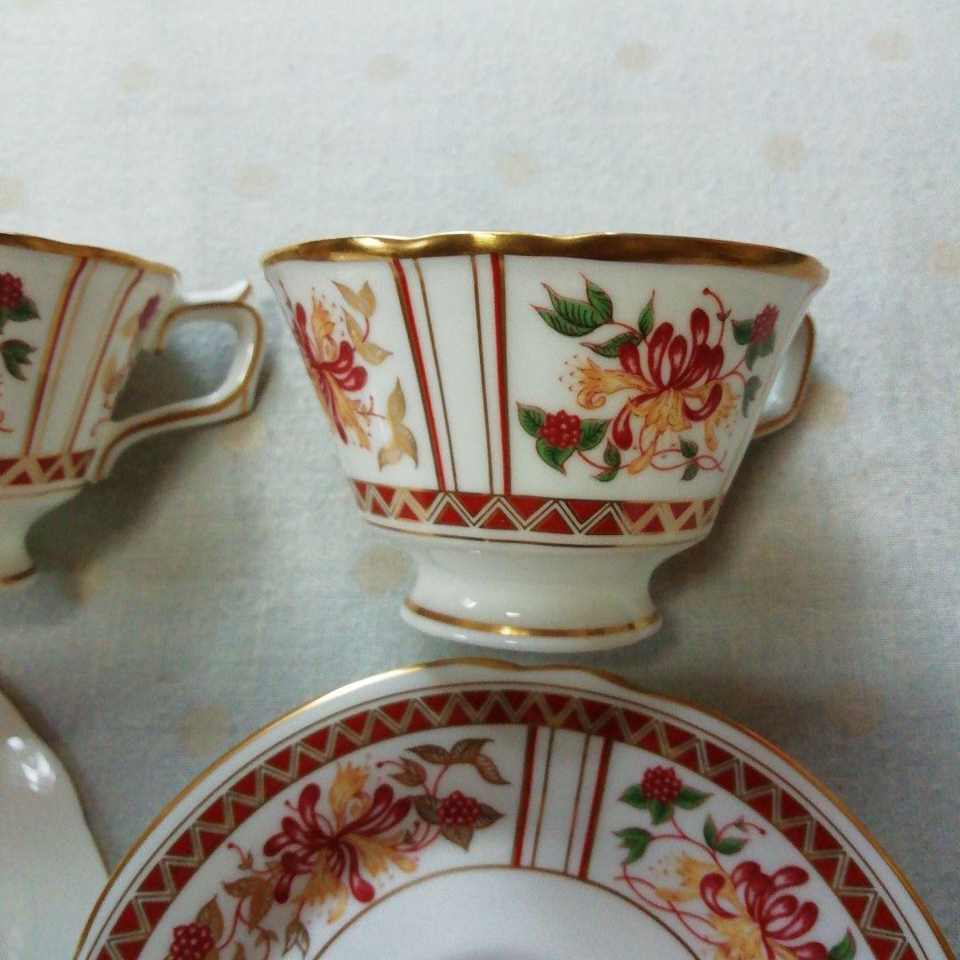 ロイヤルクラウンダービー　ハニーサックル　カップ&ソーサー