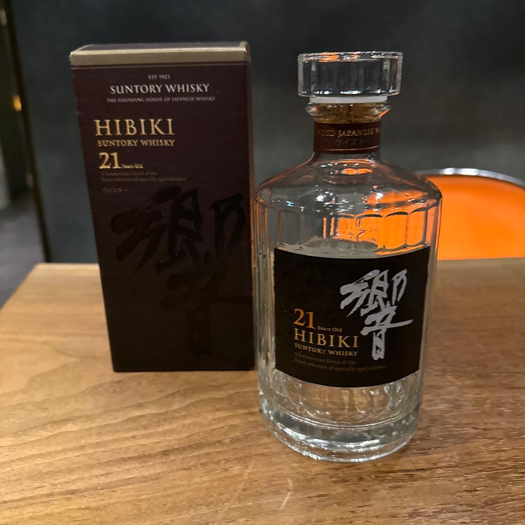 サントリー ウイスキー 響21年 空き瓶700ml