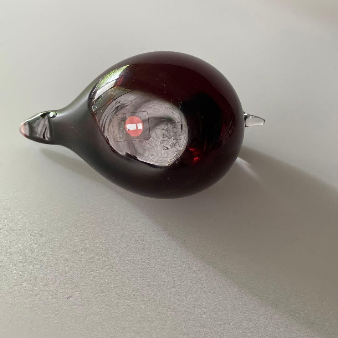 希少 廃盤 レッド 【 イッタラ】オイバ・トイッカ バードシリーズ