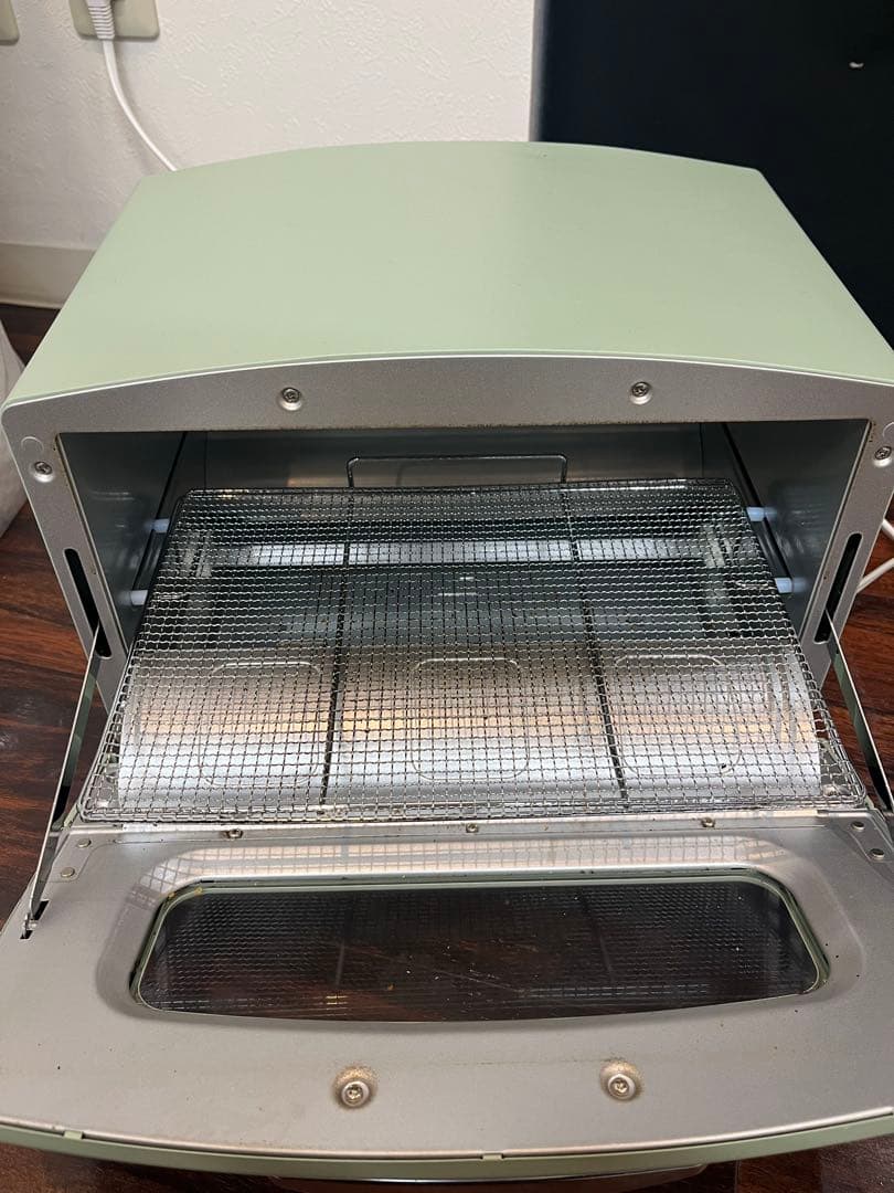 アラジン グラファイトトースター 2枚焼き グリーン 中古 動作確認済