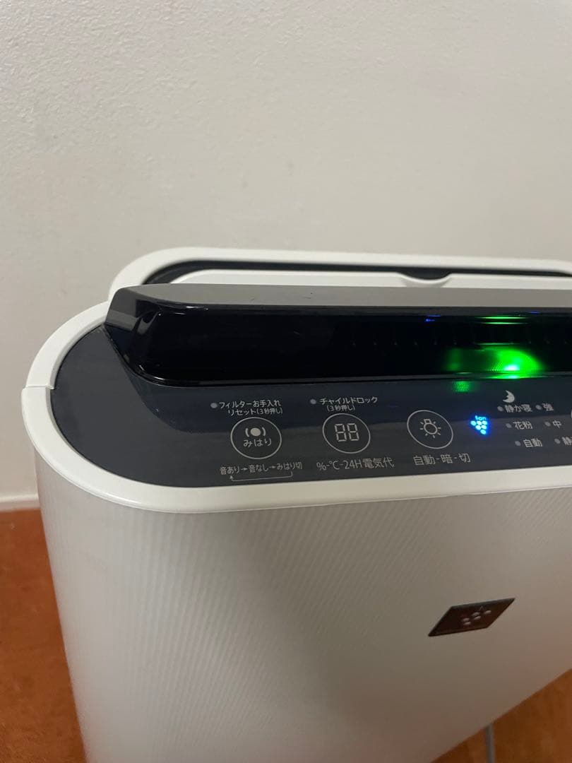 SHARP 2021年製 加湿フィルター綺麗 プラズマクラスター加湿空気清浄機