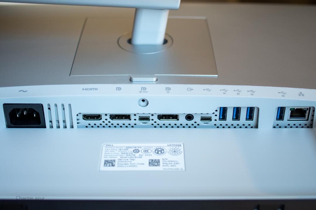 Dell U2723QE デジタルハイエンド 27 インチ 4K USB-C