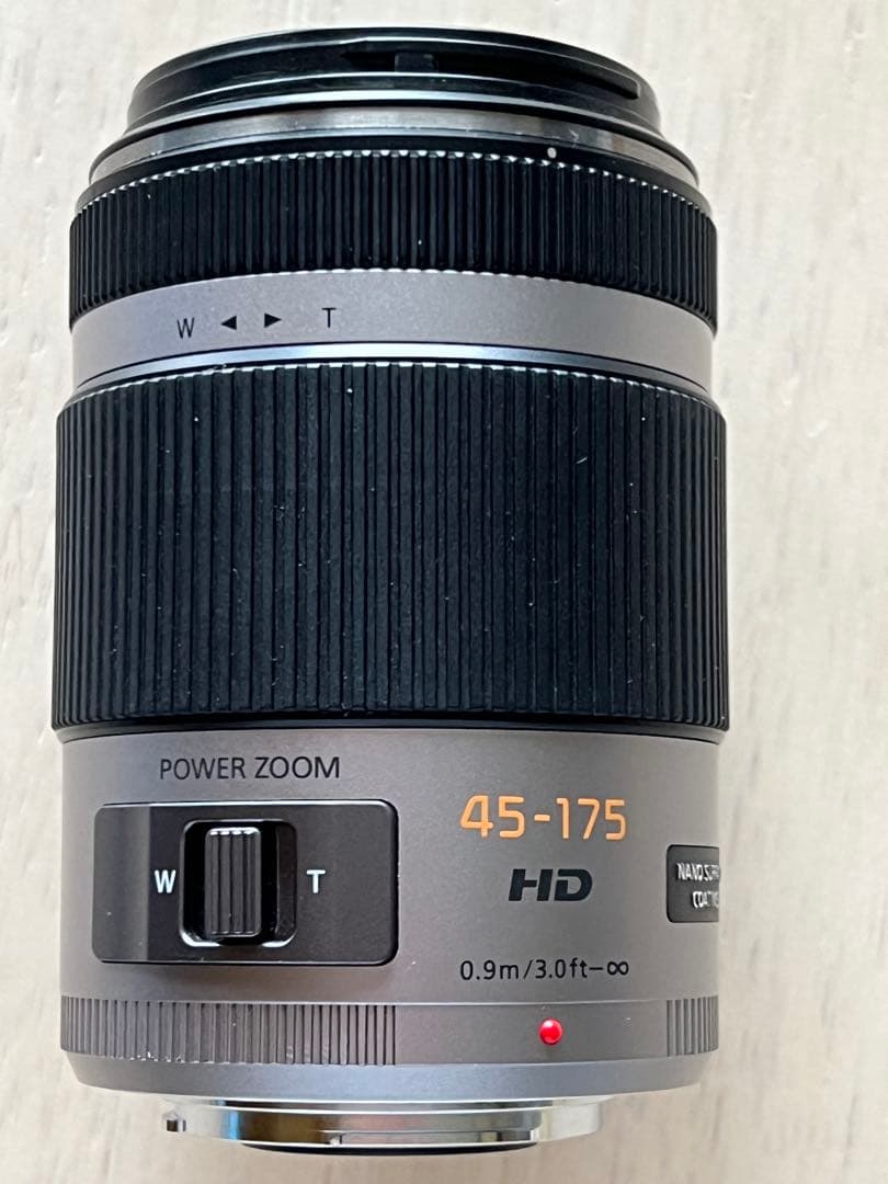 (美品)パナソニック ルミックス電動パワーズームレンズ 45-175mm