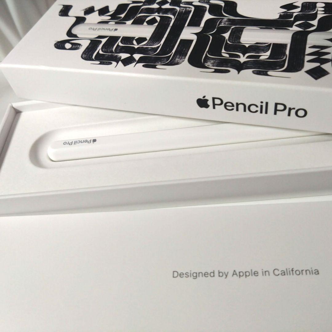 Apple Pencil Pro ホワイト 箱付き(M2-M4)
