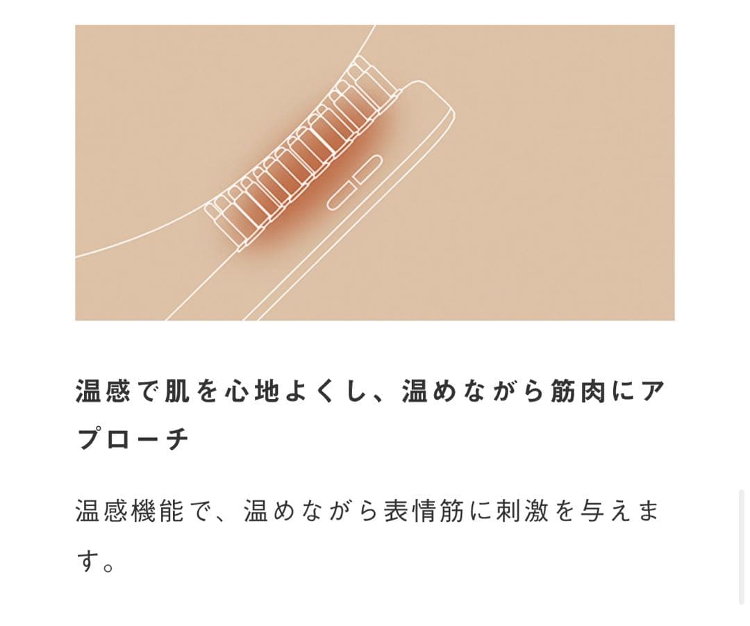 SALONIA EMSリフトブラシ　美顔器　シルバー