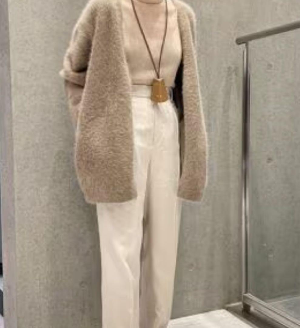 【新品未使用】★お値下中★ IENA フォックスカシミヤ Vネックカーディガン