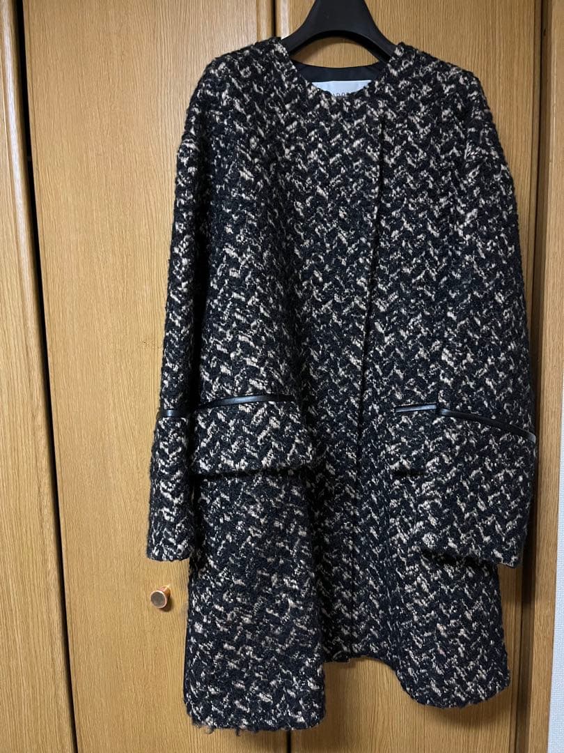 ADORE ヘリンボーンツイードコート　アドーア　ジャケット