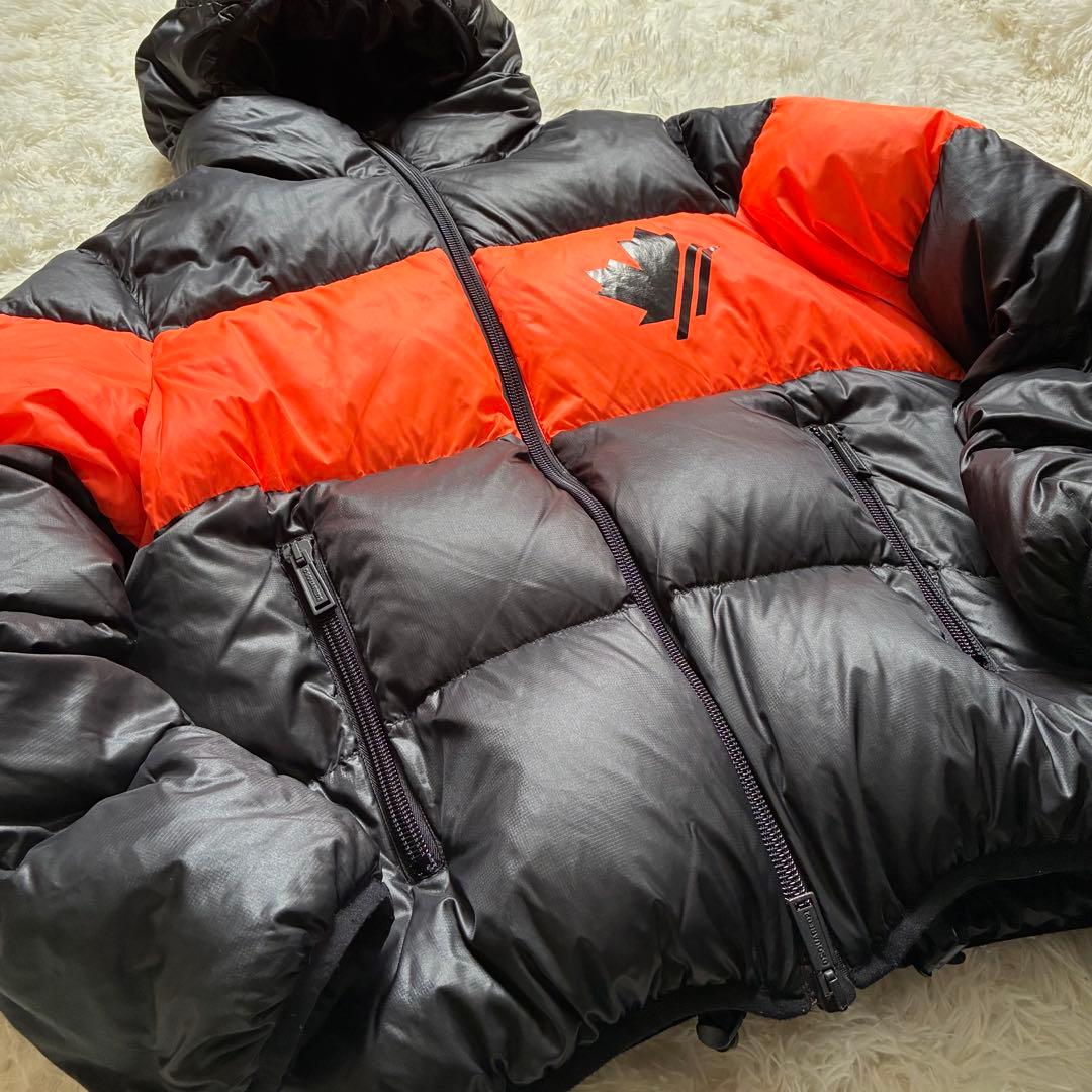 DSQUARED2 ダウンジャケット ブラック/オレンジ 50