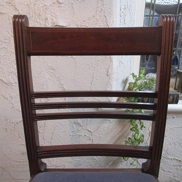 イギリス アンティーク 家具 ダイニングチェア マホガニー 英国 4187e