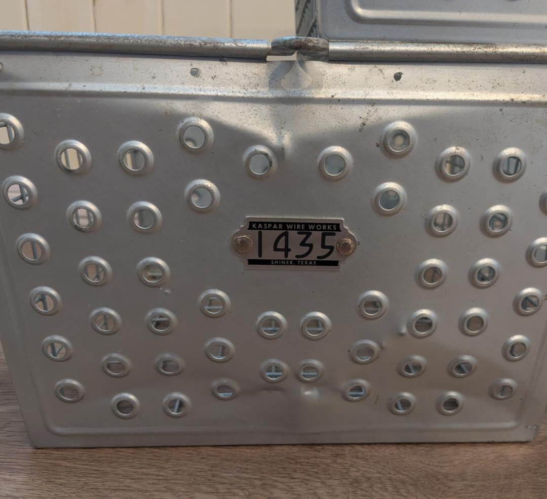 KASPAR WIRE WORKS ヴィンテージ メタルバスケット 3個セット