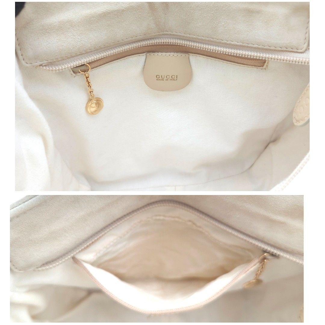 GUCCI✨ショルダーバッグ ハンドバッグ スウェード レザー ベージュ