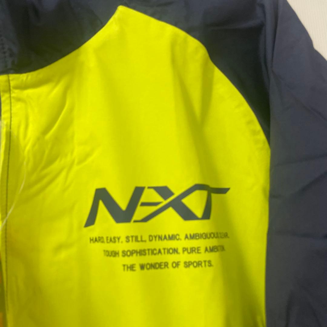 正規品 Mizuno NX ブレーカ－上下セット イエロー/ネイビー 2XL