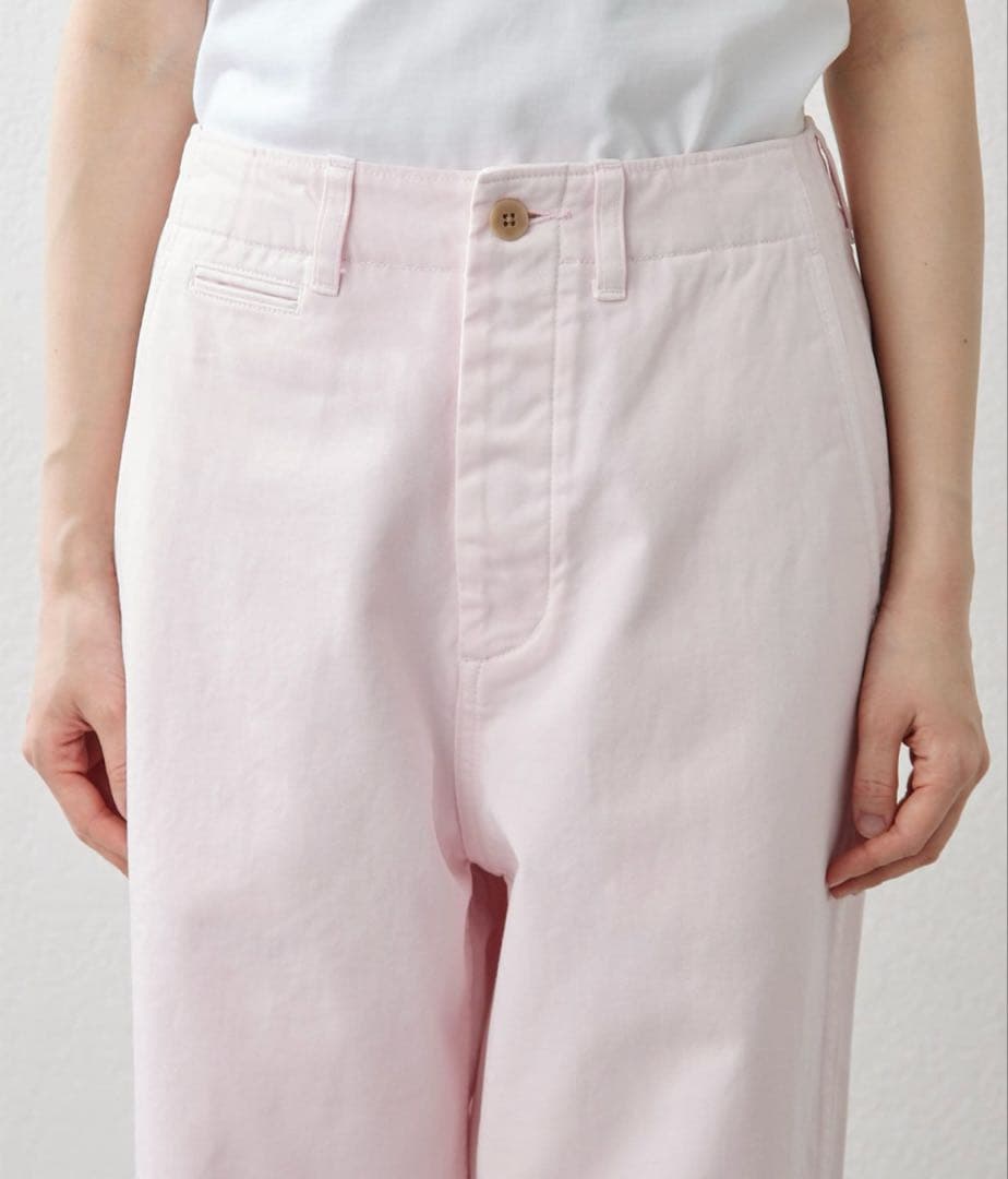 Whim Gazzete新品タグ付き　バイオ加工　チノパンツ　ベージュ　36