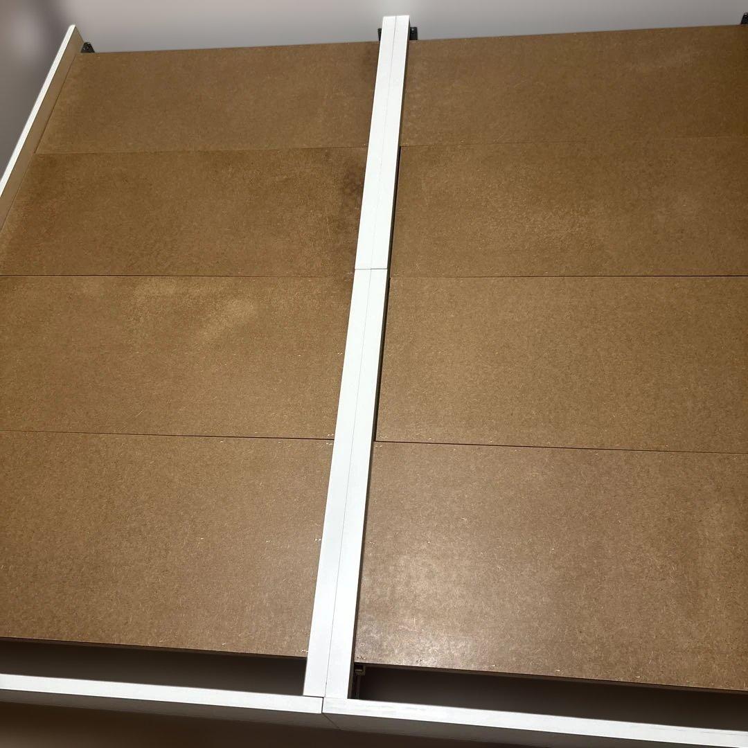 ①シングル ベッドフレーム ホワイト 1台のみ　美品