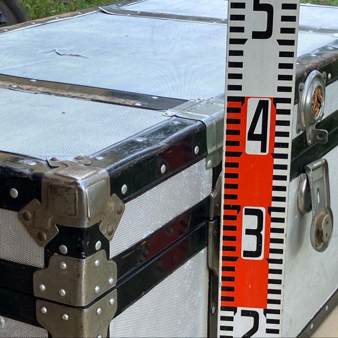 船舶トランク 大型アルミトランク 工業系 インダストリアル 男前 商品台