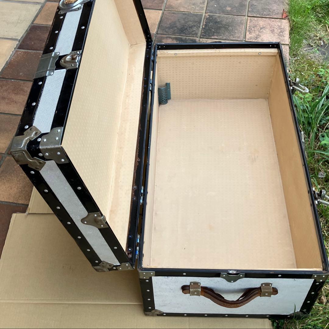 船舶トランク 大型アルミトランク 工業系 インダストリアル 男前 商品台